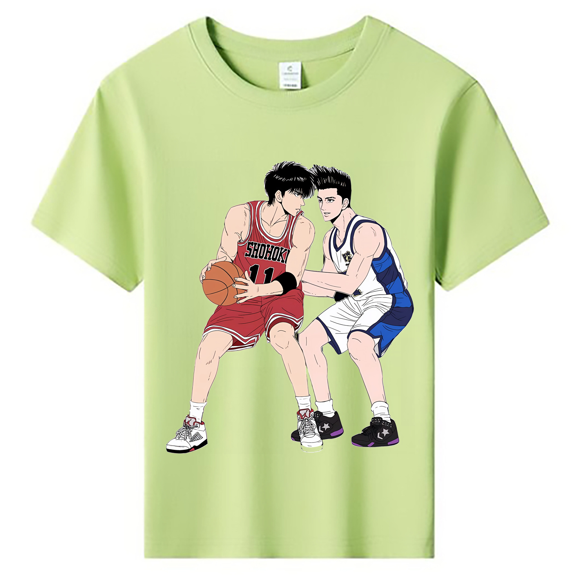 （画像用） SLAM DUNK／スラムダンク 綿100％キッズTシャツ（フロントプリント）